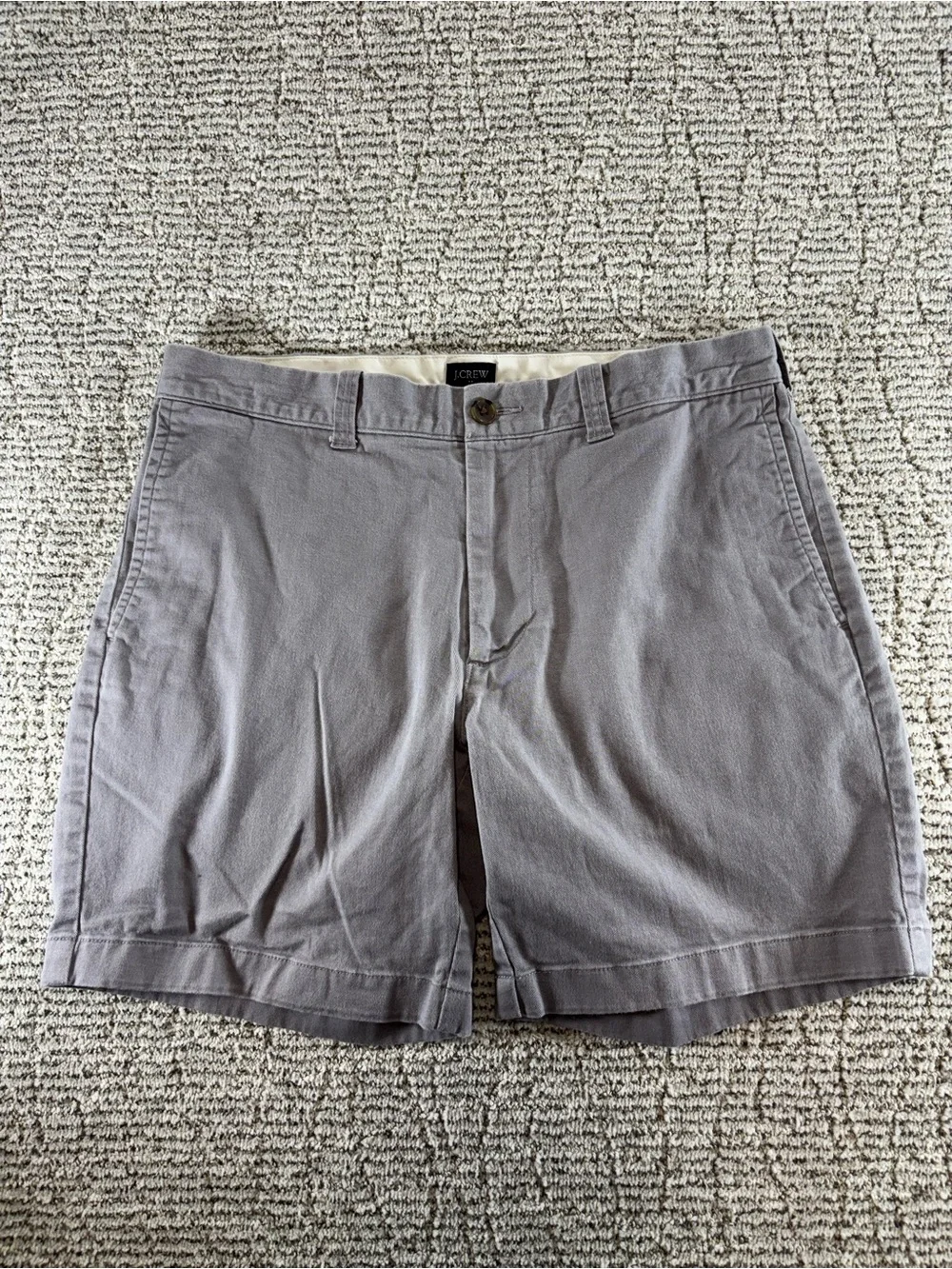 J.‎ Crew Men’s Size 32 Gray 7” Inseam Chino Shorts